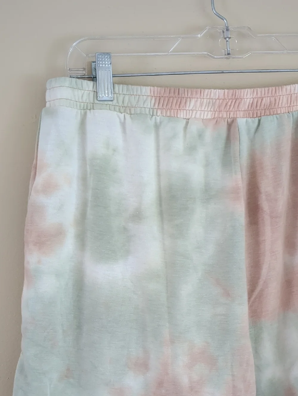 2X Dippin' Daisy's Tie Dye Pull On Shorts Lounge Soft Comfy Green